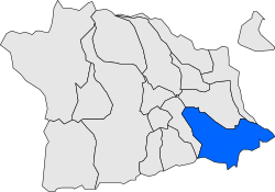 Location of Alp in Baixa Cerdanya