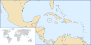 Mapa das Ilhas Caimão