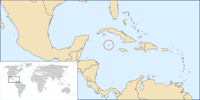 Location of the Cayman Islands LocationCayman Islands.svg