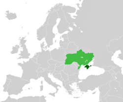 Location of Crimea