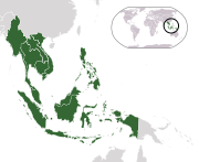 东南亚测绘图。