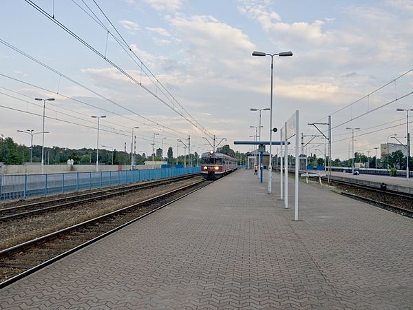 The station platforms in 2013