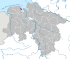Lage der Stadt Wilhelmshaven in Niedersachsen