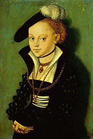 Lucas Cranach d. J.: Christiane von Eulenau, 1534 (Dresden)