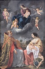 Vignette pour Saint Fortunat intercédant auprès de la Vierge pour la guérison d'un enfant malade