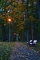 * Nomination Mäetaguse manor park in evening. Kruusamägi 01:50, 15 December 2014 (UTC) * Promotion The lighting is not the most attractive, but the subject is accurate, so QI for me. --Ram-Man 03:42, 16 December 2014 (UTC)