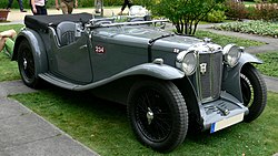 1933 MG K1 Magnette Roadster.