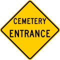 Cemetery Entrance (W11-H13)