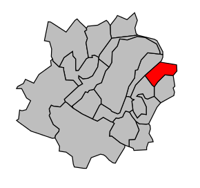 Kanton na mapě arrondissementu Saint-Germain-en-Laye