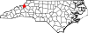 Map of North Carolina highlighting Avery County.svg