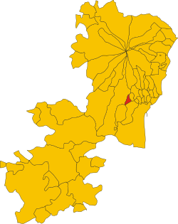 Map of comune of Camporotondo Etneo (metropolitan city of Catania, region Sicily, Italy).svg