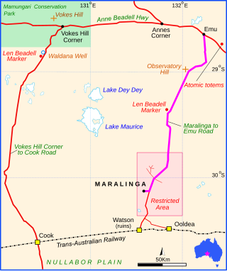 <span class="mw-page-title-main">Maralinga to Emu Road</span>