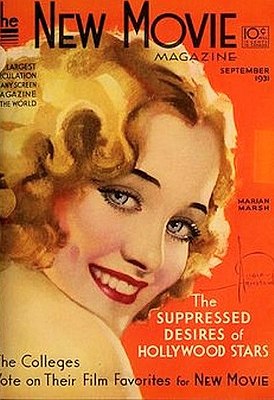 На обложке журнала The New Movie Magazine, 1931 год.