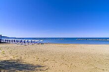 La spiaggia antistante Casal Velino Marina