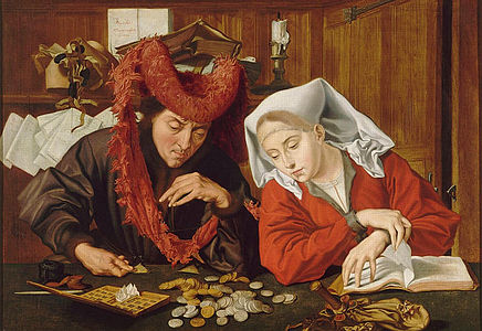 Marinus van Reymerswale, Un Échevin et sa femme (1538).