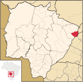 Location of Aparecida do Taboado in Mato Grosso do Sul