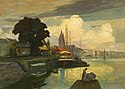 Max Frey - boat yard on the Main near Frankfurt - around 1905.jpg