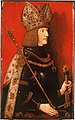 Імператор Максиміліан I Габсбург. Тільки російські імператорські корони мали кулеподібні форми православної мітри, а не гострокутні — католицької.