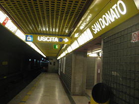 Illustrativt billede af artiklen San Donato (Milanos metro)