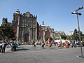 Main facade of the Sagrario Metropolitano (Metropolitan Cathedral of Mexico City)