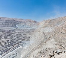 Chile is a first world producer of copper. Mina de Chuquicamata, Calama, Chile, 2016-02-01, DD 109.JPG