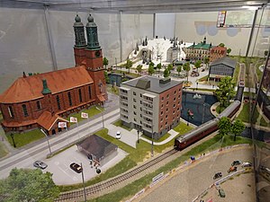 Eskilstuna med Klosters kyrka och Stadshuset.