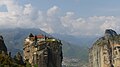 Picture title: "Monastère Aghia Triada dans la région des monastères des Météores en Grèce." (photography from 2017)