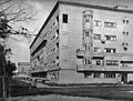 Immeuble Schosse Entuziastov, de Guryev-Gurevich et Zaltsmann, 1935-36