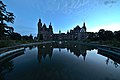 Moszna Castle at blue hour.jpg