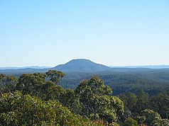 View of Mount Yengo from Finchley Trig