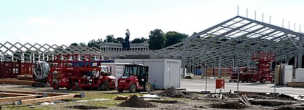 Construction of the marquees