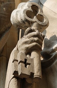 La clau com a símbol de Sant Pere