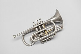 Musikinstrumenten-Museum Berlin - Kornett in B - 1107063.jpg