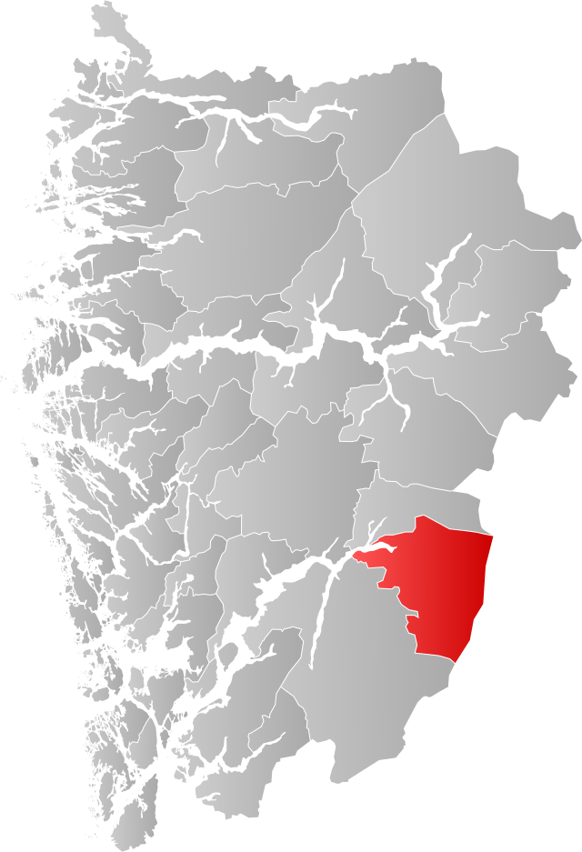 Poziția localității Comuna Eidfjord
