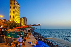 View of Nariman Point in the evening