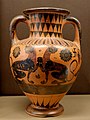 Black-figure amphora from Reggio, hosted at Louvre museum (Paris)