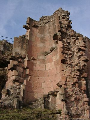 Stair tower at Neidenfels Castle