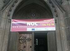 Pozvánka na Noc kostelů 2019 na Červeném kostele v Brně