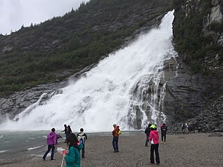 <span class="mw-page-title-main">Nugget Falls</span> Alaskan waterfall