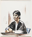 Oil Pastel drawing and watercolor painting of Ericka Huggins on the witness stand.jpg