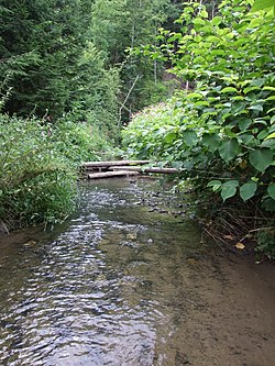 Okrouhlo, Zahořany, Zahořanský potok