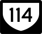 Пуэрто-Рико қалалық негізгі магистралі 114 маркері