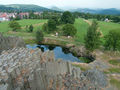 Čeština: Pohled z vrcholku Panské skály ke Kamenickému Šenovu v okrese Česká Lípa English: View from the top of the Panská rock towards the town of Kamenický Šenov, Česká Lípa District, Czech Republic