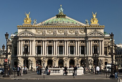 Paris Opera full frontal architecture, May 2009