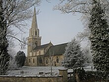 The church from the south-east, in 2008 Pastel and frost - St Wilfrid's, Brayton - geograph.org.uk - 697376.jpg