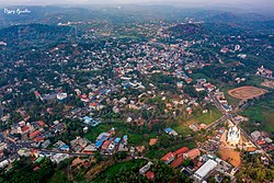 പത്തനംതിട്ട നഗരത്തിൻറെ ആകാശദൃശ്യം