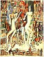 L'Homme et la femme (encre, aquarelle sur papier, 1912-1913)