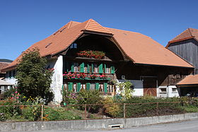 Der Bauernhof Philiponna am Place Saint-Sulpice gehört zu den Kulturgütern des Kantons Freiburg