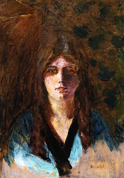 File:Pierre Bonnard Woman's Head 1892.jpg