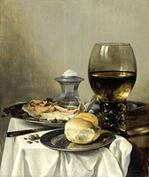 Pieter Claesz (c. 1597–1660), Still Life with Salt Tub